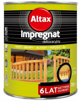 Altax - Impregnat do drewna bezbarwny 0,75L