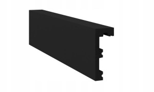 Listwa Karniszowa ścienna czarna 40x100x2400mm