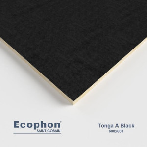 Płyta sufitowa Eurocustic Tonga Black 600x600x22mm