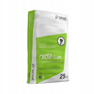 Siniat - Gips szpachlowy do GK Nida Start 25kg