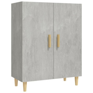 Szafka, szarość betonu, 70x34x90 cm, materiał drewnopochodny
