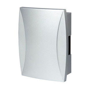 Gong przewodowy GNS-921 dwutonowy BIM-BAM 230V Zamel Srebrny