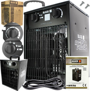 Elektryczna Nagrzewnica 3.3 Kw Dmuchawa Farelka 230v Grzejnik