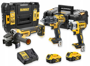 Dewalt Zestaw Combo Dcd791 + Dcf887 + Dcg405 2xaku