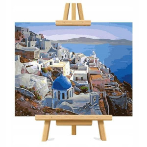Malowanie Po Numerach Santorini Grecja Rama Obraz