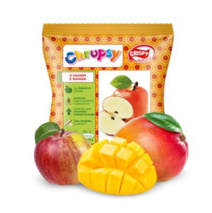 Suszone chipsy - Jabłko z sokiem z mango 18g Crispy Natural