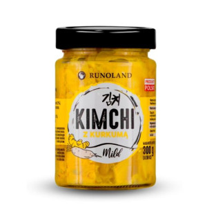 Kimchi z kurkumą Mild (łagodne) 300g Runoland