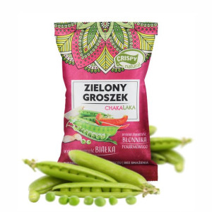 Suszony zielony groszek Chakalaka 25g Crispy Natural