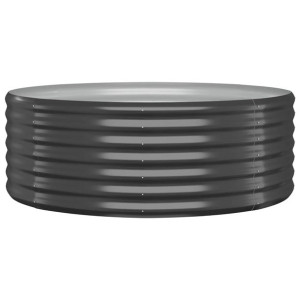 Donica ogrodowa, malowana proszkowo stal, 100x100x36 cm