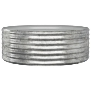 Donica ogrodowa, malowana proszkowo stal, 100x100x36 cm