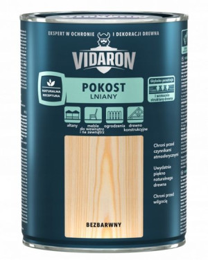 Vidaron Pokost Lniany do drewna bezbarwny 1L