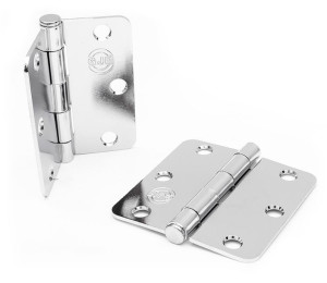 Zawias drzwiowy  3,5x3,5mm nikiel łożyskowany