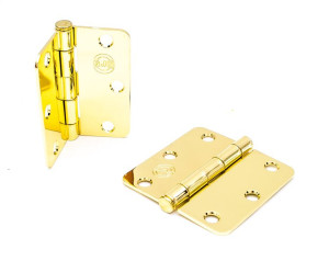 Zawias drzwiowy  3x3mm mosiądz