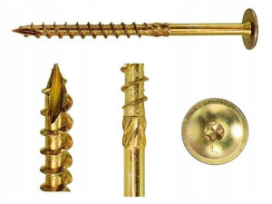 Wkręty Ciesielskie Torx Łeb Talerzowy 8x180 10szt