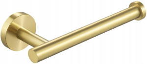 Uchwyt Na Papier Toaletowy L.gold Metalowy Połysk