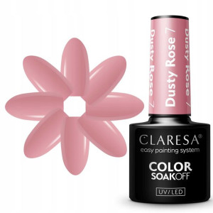 Claresa Lakier Hybrydowy Dusty Rose 7