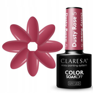 Claresa Lakier Hybrydowy Dusty Rose 5