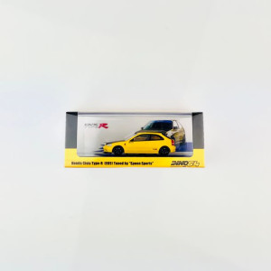 Honda Civic Type-R (EK9) Yellow Tuned by "Spoon Sports" Inno64 1:64