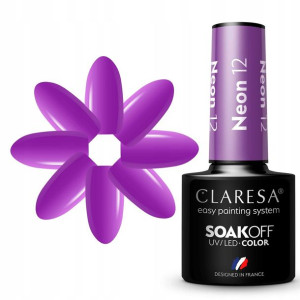 Claresa Lakier Hybrydowy Neon 12 5g