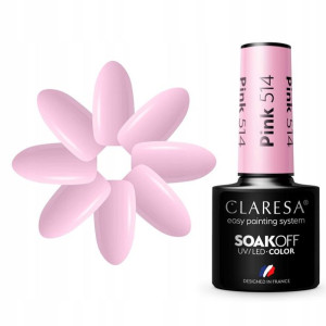 Claresa Lakier Hybrydowy Pink 514 5g