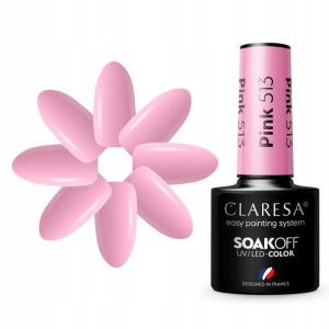 Claresa Lakier Hybrydowy Pink 513 5g