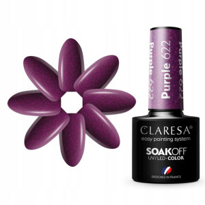 Claresa Lakier Hybrydowy Purple 622 5g