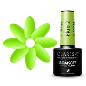 Claresa Lakier Hybrydowy Fluo 2 - 5g