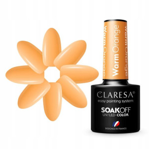 Claresa Lakier Hybrydowy Warm Orange - 5g
