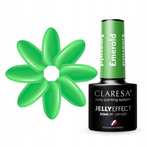 Claresa Lakier Hybrydowy Jelly Emerald - 5g