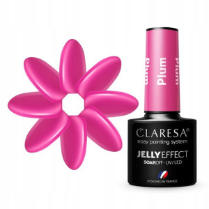 Claresa Lakier Hybrydowy Jelly Plum - 5g