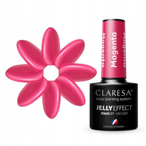 Claresa Lakier Hybrydowy Jelly Magenta - 5g