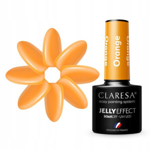 Claresa Lakier Hybrydowy Jelly Orange - 5g