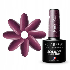 Claresa Lakier Hybrydowy Pink 553 - 5g