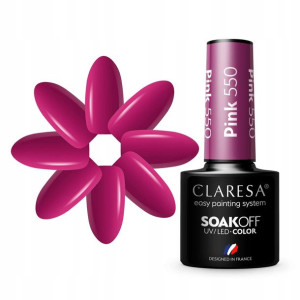 Claresa Lakier Hybrydowy Pink 550 - 5g