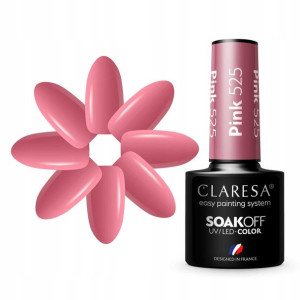 Claresa Lakier Hybrydowy Pink 525 - 5g
