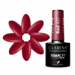 Claresa Lakier Hybrydowy Red 427 -5g