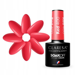 Claresa Lakier Hybrydowy Red 400 5g
