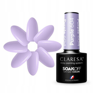 Claresa Lakier Hybrydowy Purple 604 5g