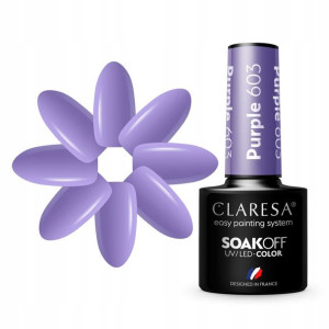 Claresa Lakier Hybrydowy Purple 603 5g