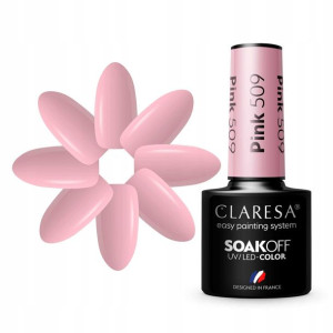 Claresa Lakier Hybrydowy Pink 509 5g