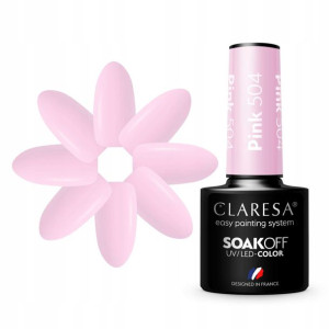 Claresa Lakier Hybrydowy Pink 504 5g