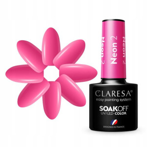 Claresa Lakier Hybrydowy Neon 2 5g
