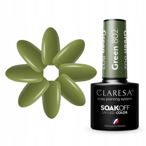 Claresa Lakier Hybrydowy Green 802 5g