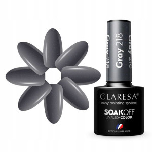 Claresa Lakier Hybrydowy Gray 218 5g