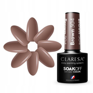 Claresa Lakier Hybrydowy Brown 304 5g