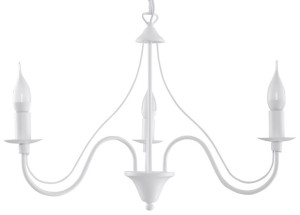 Lampa Wisząca Minerwa 3 Biały Sollux Lighting Sl.0213