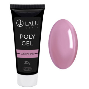 Lalu Poly Gel 30g Akrylożel Flexy Gel Cover Pink