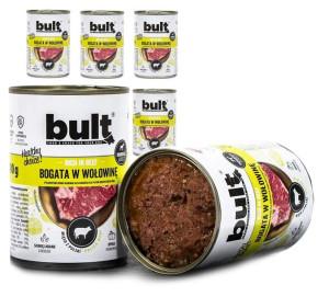 Bult Mokra Karma Dla Psa Bogata W Wołowinę 6x400g