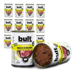 Bult Mokra Karma Dla Psa Bogata W Wołowinę 12x400g