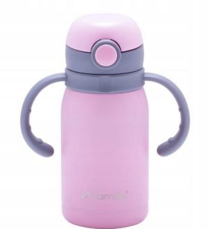 Kubek Termiczny dla Dzieci 300ml RÓŻ KM2019